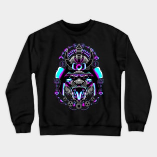 samurai mask japanese Crewneck Sweatshirt